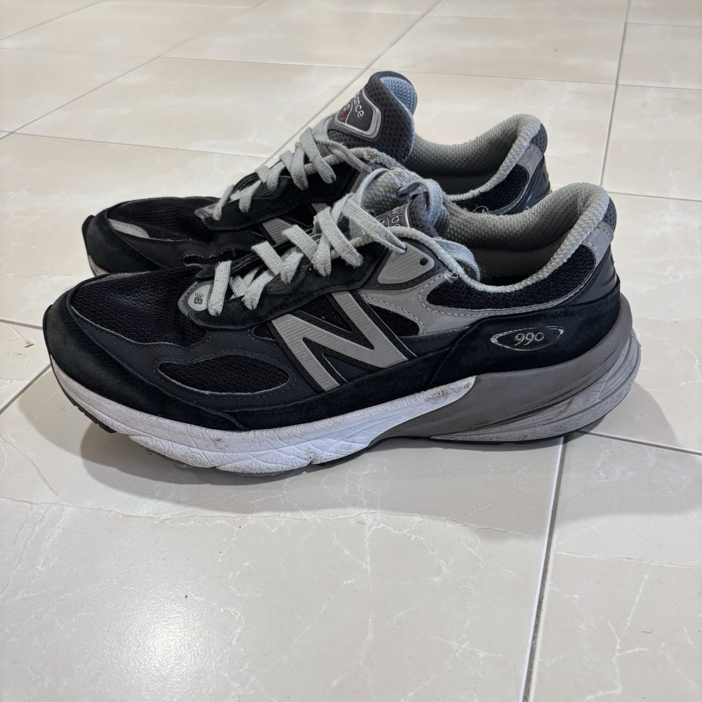 New Balance 990v6 MiUSA Black Grey Men's Size 9 M990BK6 Made in USA